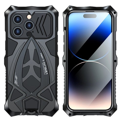 Standard Rückseite Militär Luphie Metall Full Armor Cover für iPhone 15 Pro Max Hülle - Bild 7 von 25