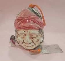 Vintage 1950s Ceramic Dinner Buffet Bell Dinner Kitchen Ware Chime Home Decor