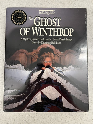 1993 Bepuzzled The Ghost of Winthrop Mystery Jigsaw Puzzle 1000 Pieces