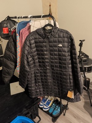 2020 The North Face Women's Thermoball Eco SUPER Hoodie Jacket BLACK - 3XL