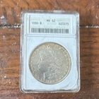 Morgan Dollar 1886-P ANACS MS62 Silver $1 San Francisco Uncirculated KM#110