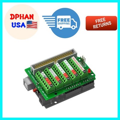 Dual-Layer Copper PCB Terminal Block Module for Arduino UNO R3 - Assembled