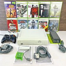 Xbox 360 Bundle | 10 Games 2 Controllers | Tested | Comes With Original Box #234