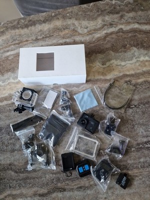 4K Ultra HD Action Kamera Wasserdicht Sport Cam Bundle Fernbedienungen & Halterungen