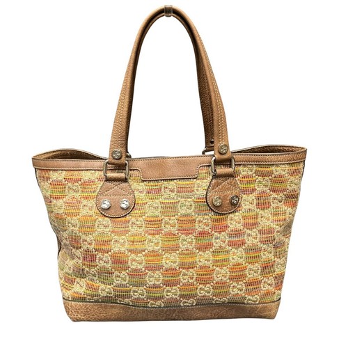 Gucci Paglia Sunset Linen Tote Bag - DUTY FREE