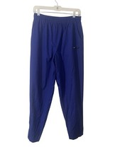 Vintage 90 s FILA Baggy Fit Windbreaker Track Sweat Pants Size M Blue Lined