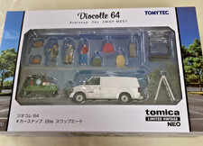 Diocolle 64 26a 1/64 # Car Snap SWAP MEET Van & Figure Accessory Set Japan New