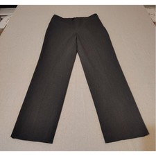 Talbots Petites Heritage Gray Dress Pants Side Zip Trousers Size 10P Charcoal SS