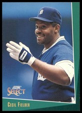 1993 Select Cecil Fielder #20 [Base] Detroit Tigers EX-MT