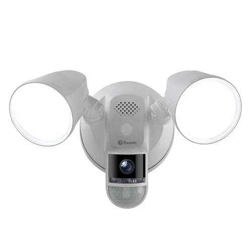 4K Floodlight Security Camera with 2-Way Talk,Siren with Heat & Motion Detection