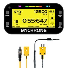 AIM MyChron6 Kart Datalogger / GPS Lap Timer, Inc M12 KF Tipo Sensore EGT e RPM