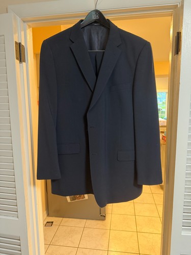 Joseph & Feiss Men's Navy Suit 48 Long