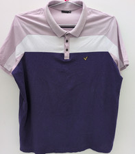 Voi Jeans 3 Button Polo Shirt Mens 5 XL Big And Tall Embroidered Logo P2P 29".