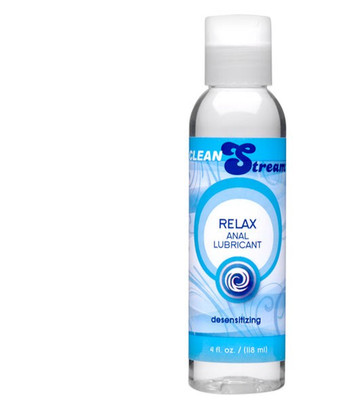 Clean Stream Relax Desensitizing Anal Lube 4 oz Personal Lubricant