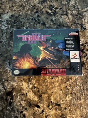   Gradius III 3 Complete CIB w/ Manual Super Nintendo SNES