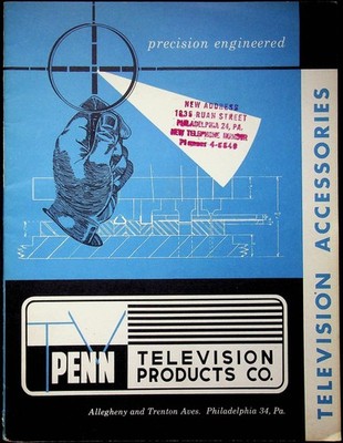 Penn Television Products Co Manual Vintage Precision Engineered Accessories