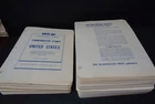 White Ace MINT US stamp Plate block album pages Collection 1932-54 & 1961-79