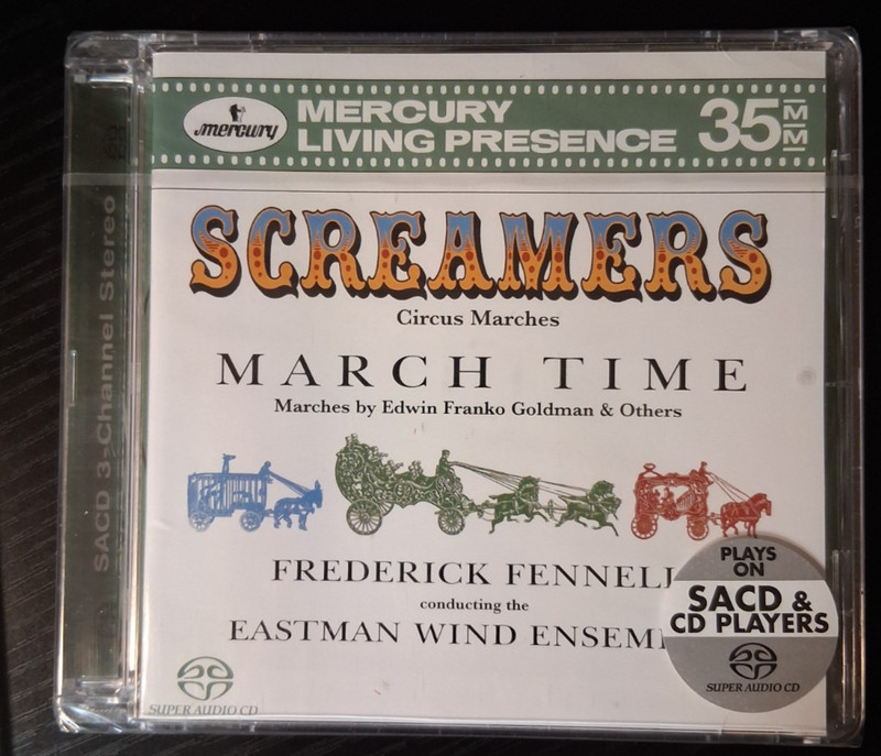 SACD: Frederick Fennell - Screamers - Super Audio CD Hybrid Living Presence