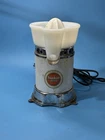 Vintage Sunkist Citrus Juicer With All Parts, Milk Glass Bowl,  Works!