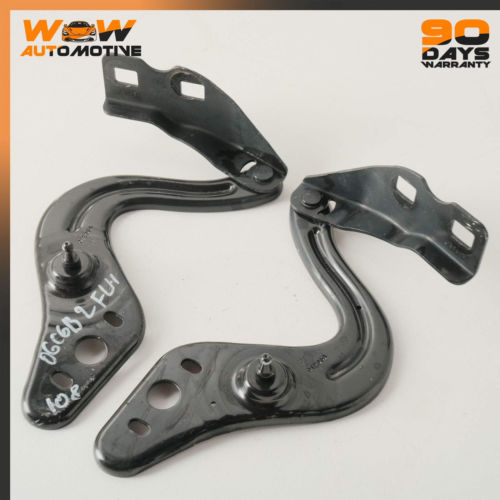 05-13 CHEVROLET CORVETTE C6 FRONT LEFT RIGHT HOOD BONNET HINGE SET OEM