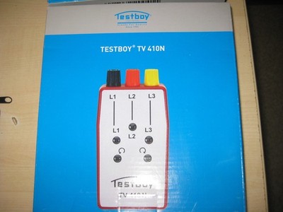 Testboy TV 410 N Drehfeldmessgerät  CAT II 400 V LED