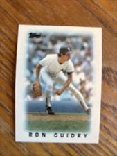 1986 Topps League Leader Minis - Ron Guidry #26