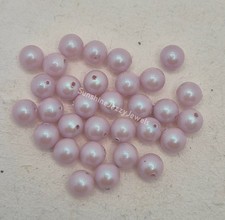 25pc Swarovski Crystal Iridescent Dreamy Rose 6mm Round Pearl 5810 Beads