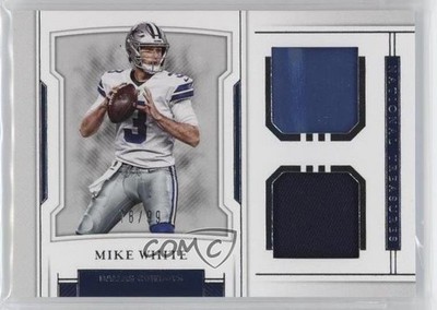 2018 Panini National Treasures Rookie Dual Materials 78/99 Mike White RC 0y78