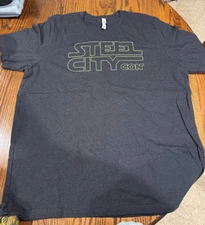 2023 Steel City Comic Con Black T-shirt 2XL - never worn