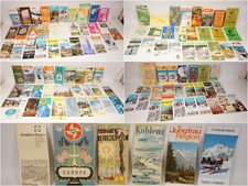 Lot Sur 100 Cartes Maps Autokarten Brochures BRD (R.f.a.) Italie Autriche Etc