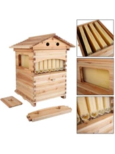 7 x Auto Beehive Frames Bee Hive + Beekeeping Hive Cedarwood Brood Box Super Box