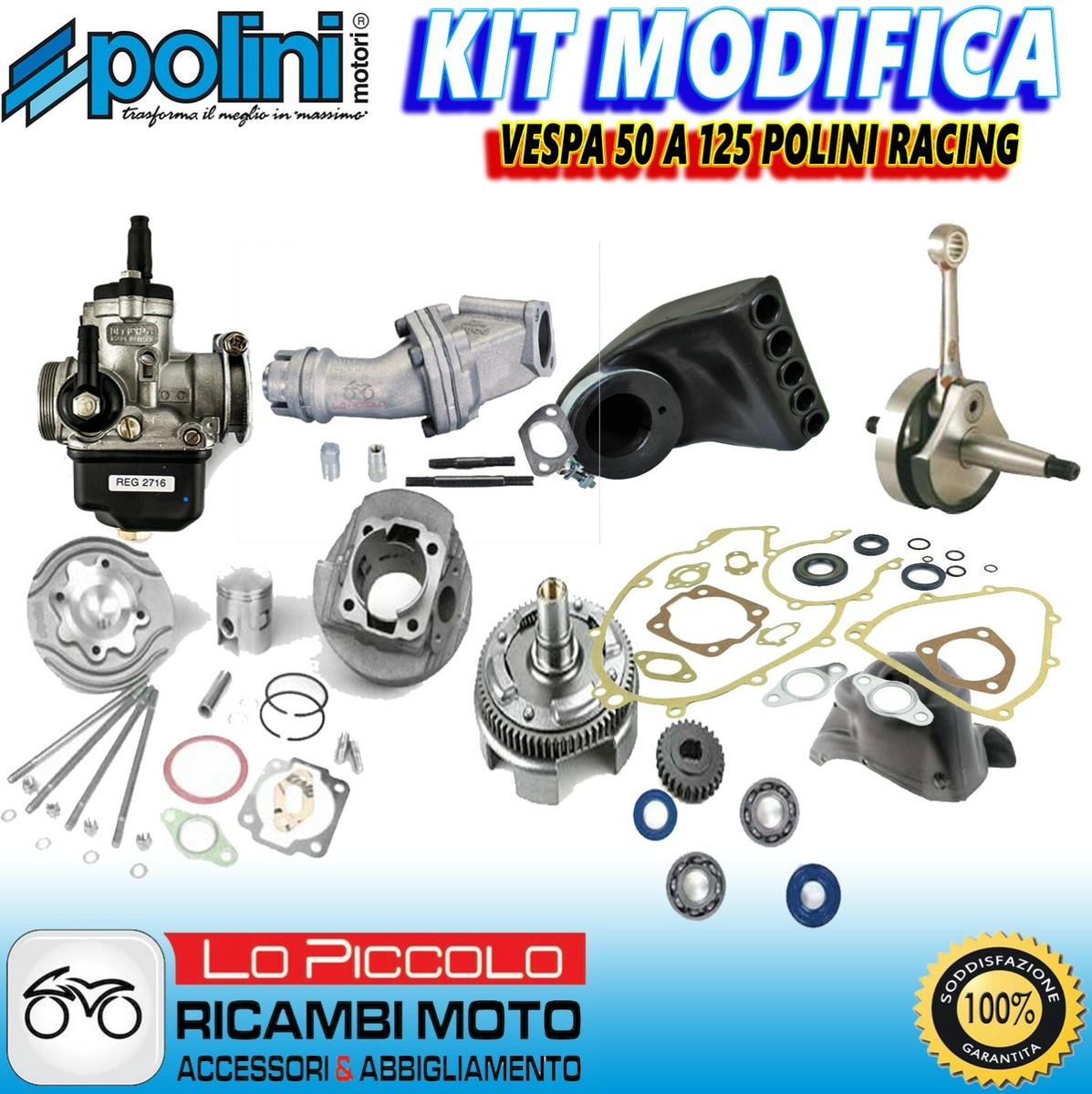 Maxi Kit Thermal Group Racing Crankshaft Vespa 50 130 Special