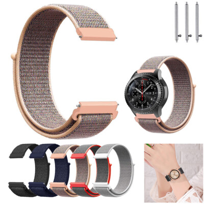 For Galaxy Watch 3 41mm 45mm Watch Band Nylon Soft Replacement 20mm 22mm Strap