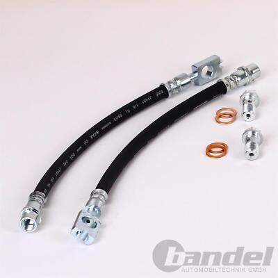 2x BREMSSCHLAUCH BREMSSCHLÄUCHE HINTEN passend für SEAT EXEO + AUDI A4 (B6,B7)