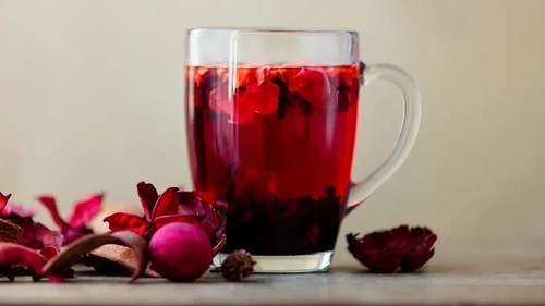 Getrockneter Hibiskus 200 Gramm Bio Blüten Tee Loseblatt Roselle Tee Kraut كركدية - Bild 4 von 4