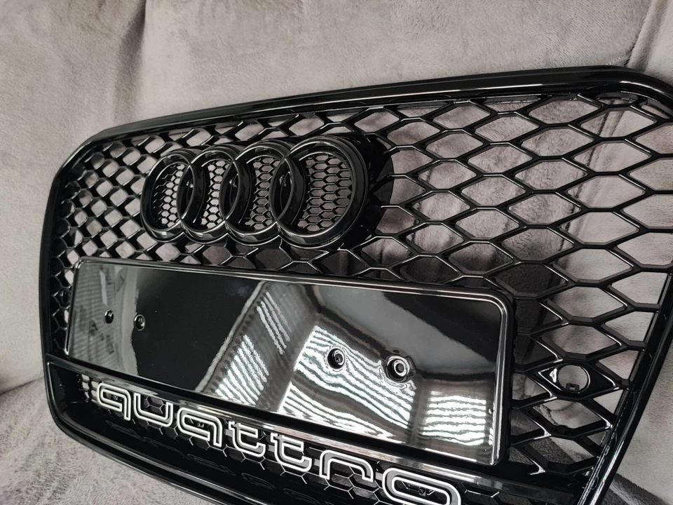 For Audi A5 S5 B8.5 Front Grill (Black Edition Quattro) - Image 4 of 4