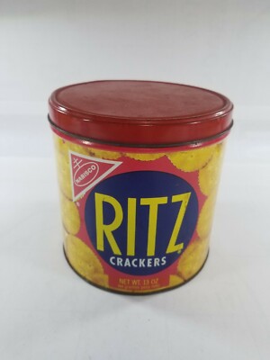 1977 RITZ CRACKERS ROUND TIN