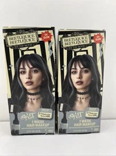 Splat 1 WASH Temporary Hair Dye Striking SILVER Color w/UV Glow, 1.5oz Ea, 2 PK