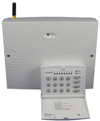 Texecom Veritas R8 LED kabelgebundene Einbruchmeldezentrale mit GSM SMS Wähler