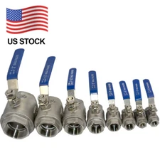 1/2“ 3/4” 1” 1-1/2” 2“ 2-1/2“ 3” 4“ Ball Valve NPT Full Port Stainless Steel 316