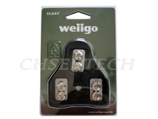 Wellgo RC-6 Road Bike Pedal Cleats 0 Degree Fixed Look Delta Compatible Black