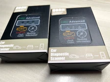 LOT OF 2-  OBD2 OBDII Scanner Bluetooth Scanning Tool Adapters ELM327