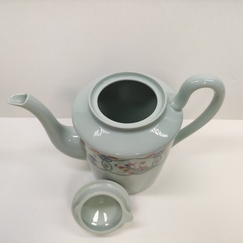Rare Lot Of 13 Pcs Limoges A.Raynaud Ceralene Celadon &.. Green Tea Pot Set. - Picture 5 of 24