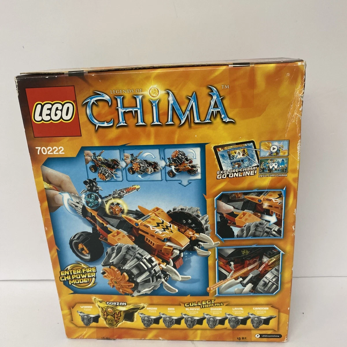 LEGO 70222 CHIMA TORMAK S SHADOW BLAZER 311 PCS. NEW FACTORY