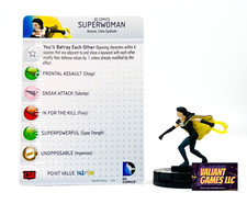DC Heroclix Superwoman 027 w/ Card Justice League Trinity War Set Legacy