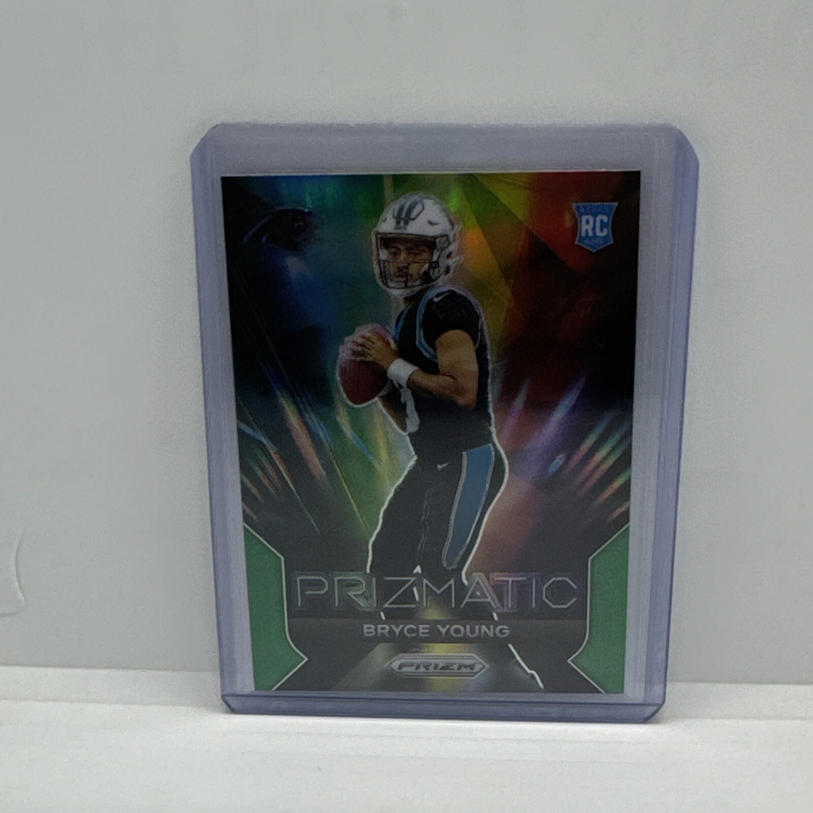 2023 Panini Prizm Prizmatic Rookie Green Prizm #4 Bryce Young Panthers RC