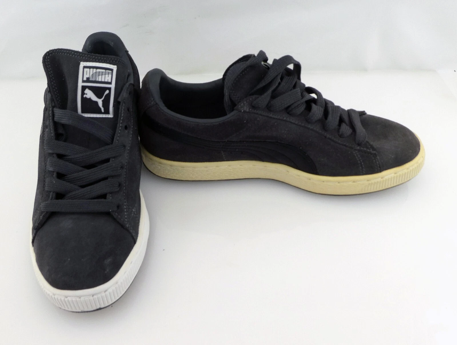 Scarpe PUMA sneakers classiche eco scamosciate nere taglia 7 5