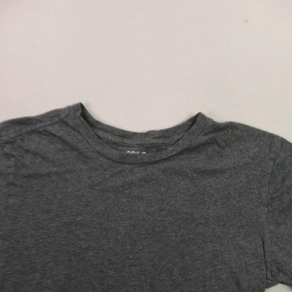 Polo Ralph Lauren Shirt Girls Small Crew Neck Lightweight Stretch Gray Slim Fit - Image 2 of 4