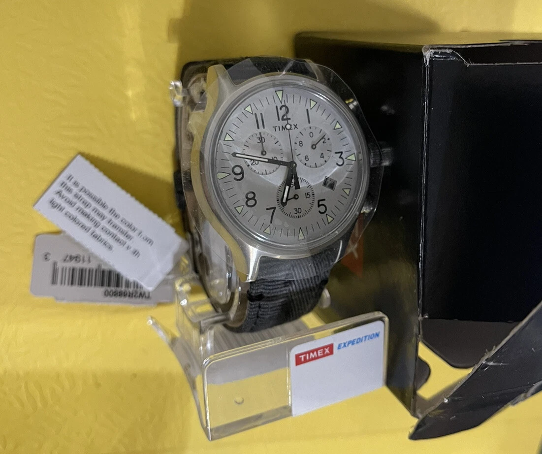 Timex MK1 white Dial Canvas Strap Men s Watch TW2R68800 Value 220