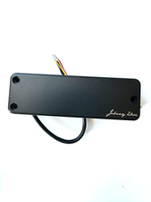 Johnny Eleca Soap Bar Pickup for 4 String Electric Bass, Bridge, Black, PBB-4B-B
